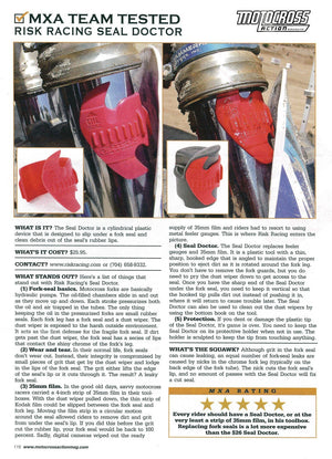 Seal Doctor 5 star review my Motocross Action