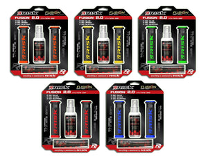 FUSION 2.0 Ergo ATV/MTB Grips with Fusion Grip Tech Bonding System