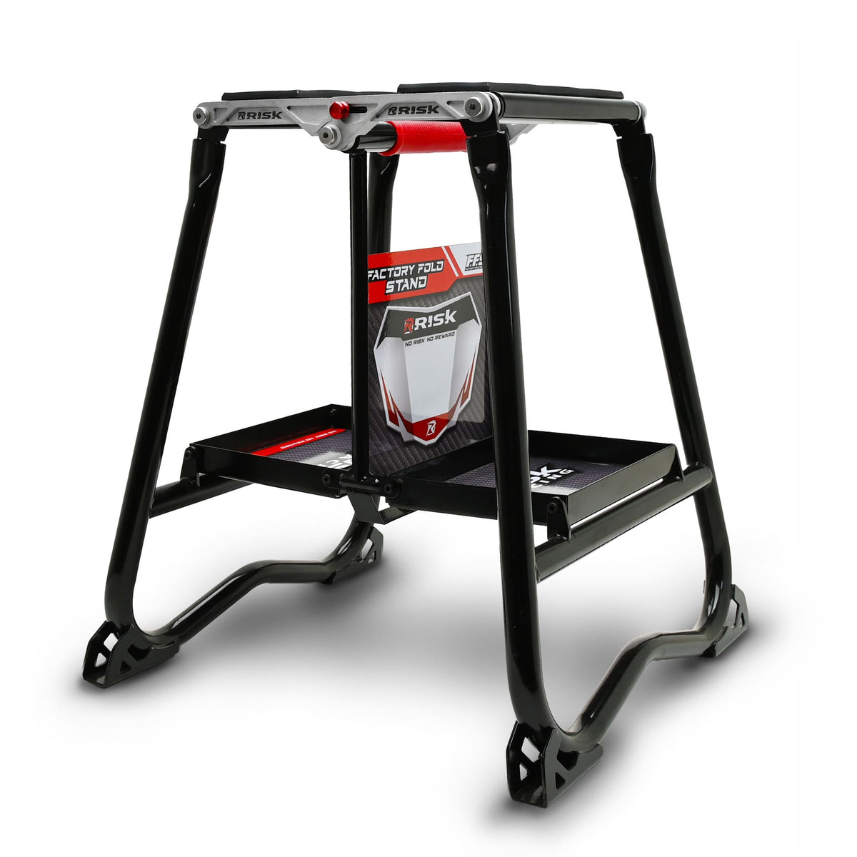 Risk Racing F.F.S. Factory Fold Stand, alternativer Winkel auf weißem Hintergrund