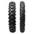 Two off-road dirt bike tires with 'FOXHILLS GP' branding on a white background