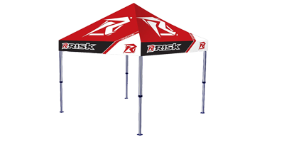 Factory Canopy Tent - Get the factory look with the overbuilt sturdy canopy tent. Transport easily with included bag // Risk Racing Europe