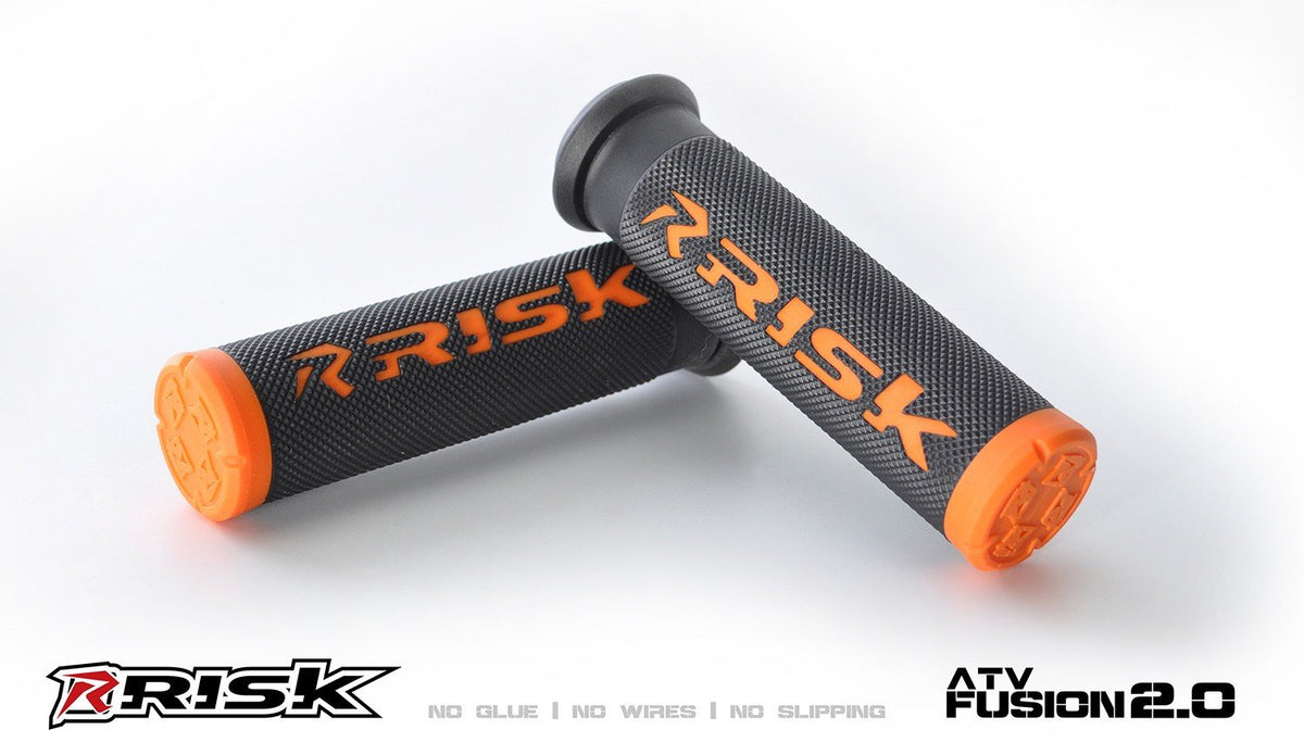 FUSION 2.0 Ergo ATV/MTB Grips with Fusion Grip Tech Bonding System