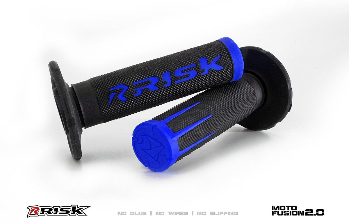 FUSION 2.0 Ergo Moto Grips with Fusion Grip Tech Bonding System