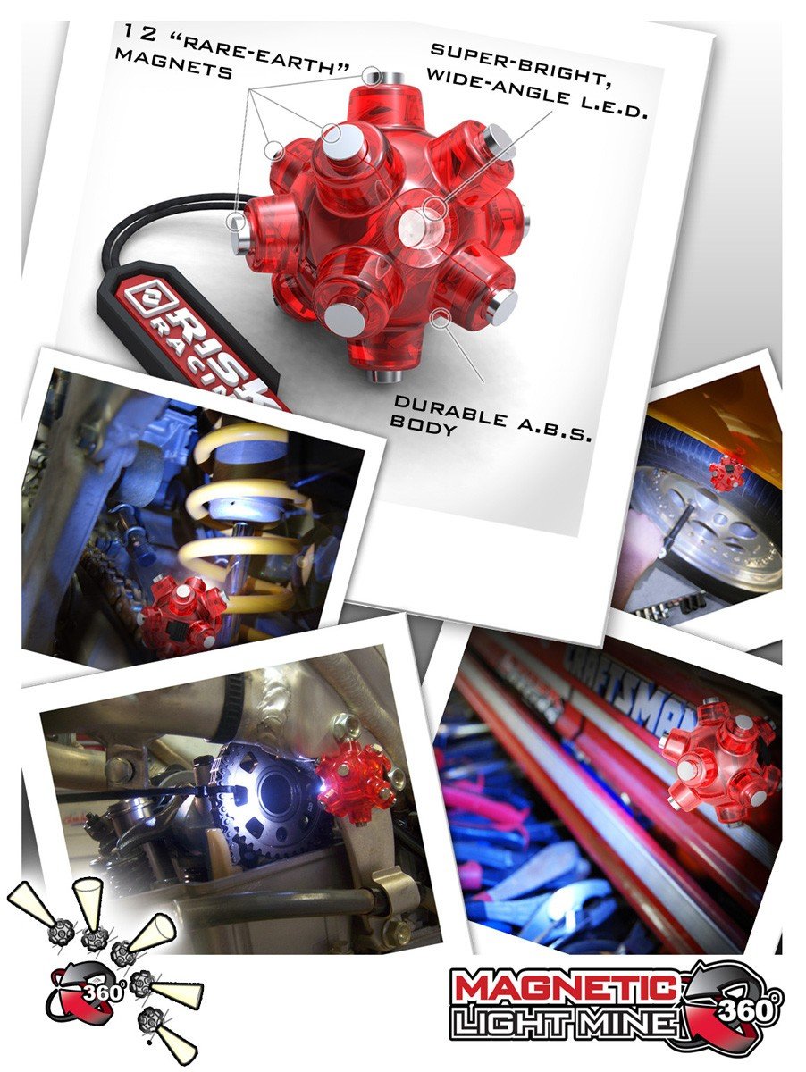 Magnetic Light Mine - 3 Pack