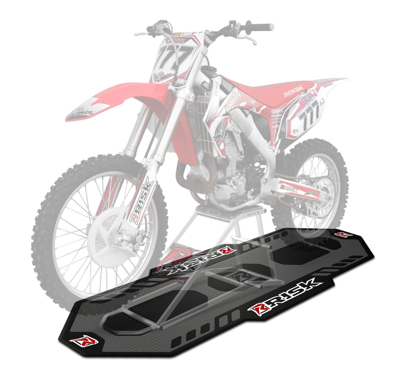 Matt Risky Racing Risk Racing Factory Motocross Pit Floor Mat - Risk Racing Europe