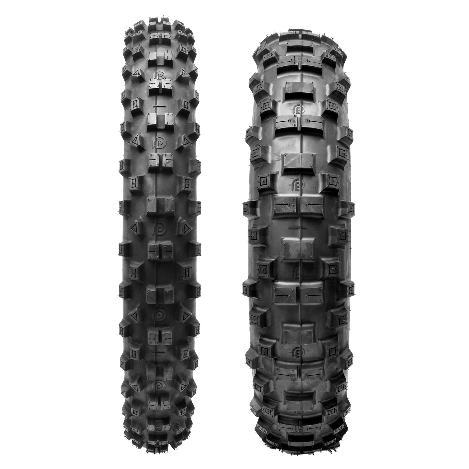 Plews Tyres | GP Enduro Set | EN1 GRAND PRIX Front & Rear Enduro Tire Bundle - perspective view