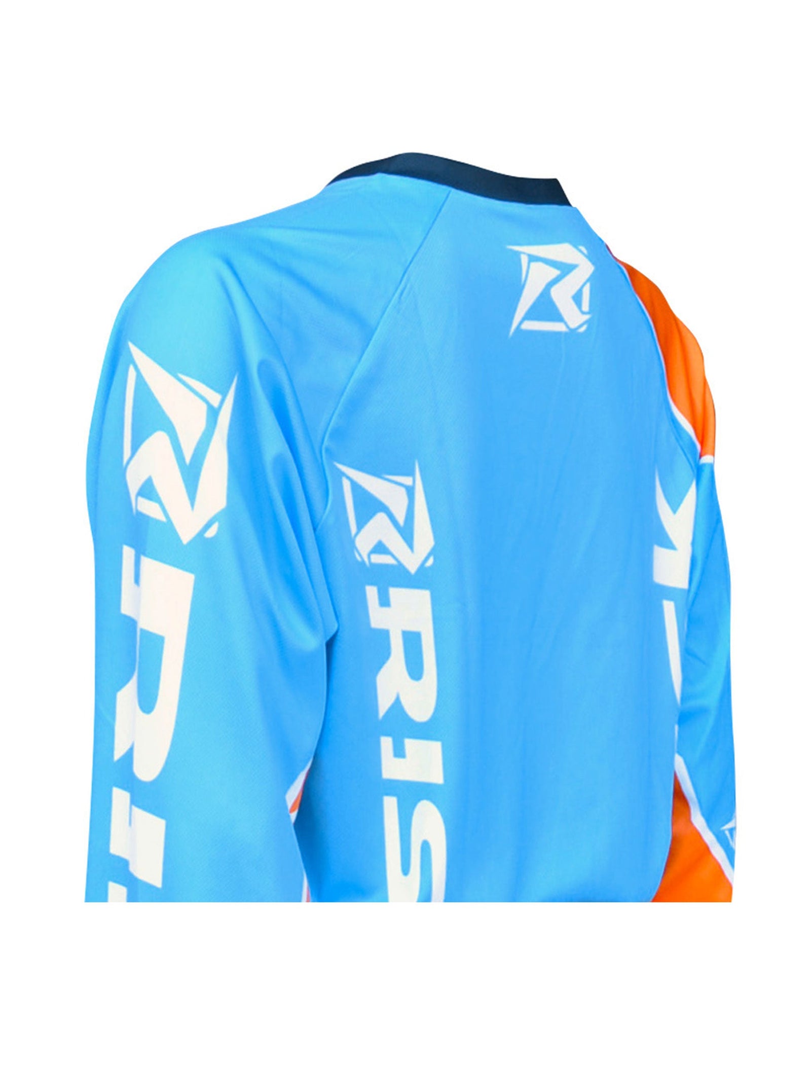 Ventilieren von Motocross Jersey - Blau / Orange