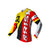 Risk Racing VENTilate V2 Jersey - Yellow/Red - Motocross Riding Gear - Front