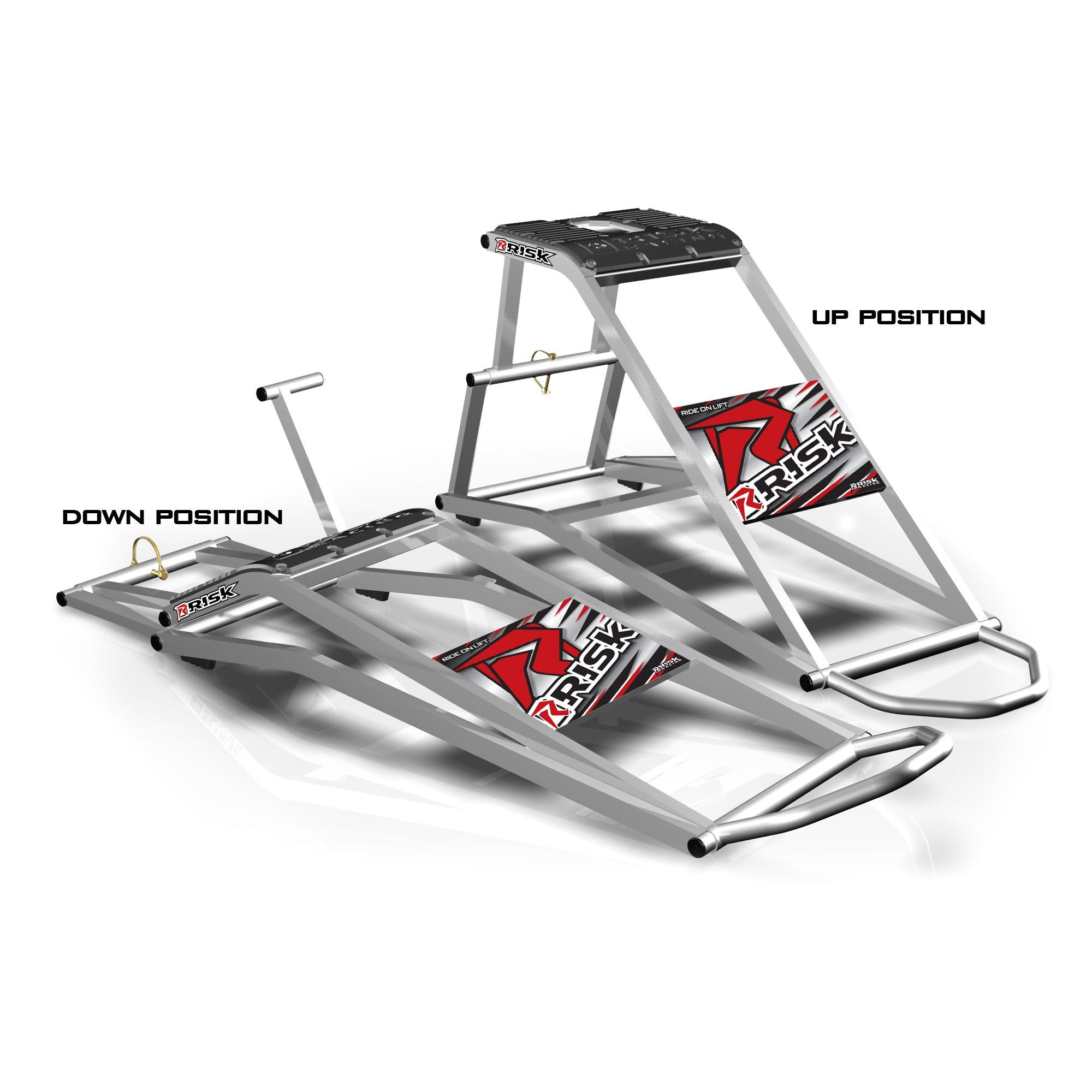 Bicycle lift stand clearance